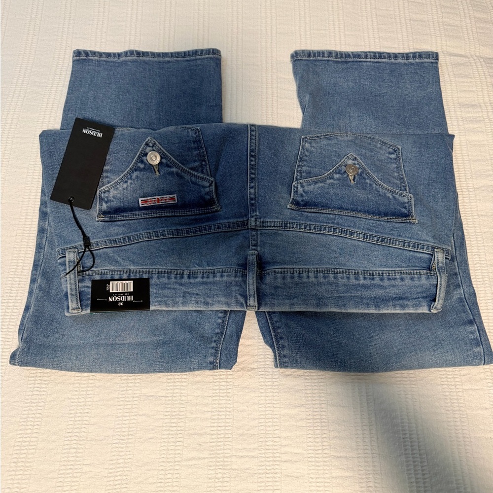 Hudson Jeans Women's Straight Leg Blue Denim